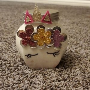 Unicorn glitter slime.